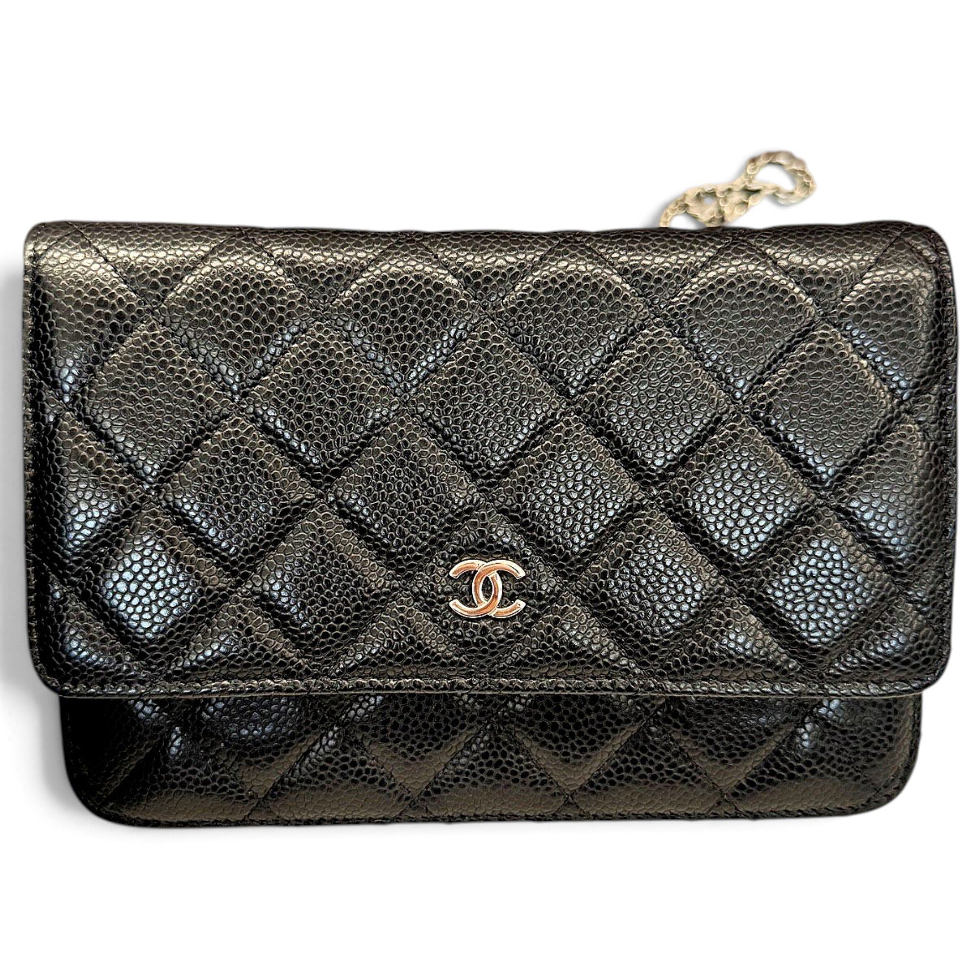 Wallet On Chain Timeless/Classique leather handbag