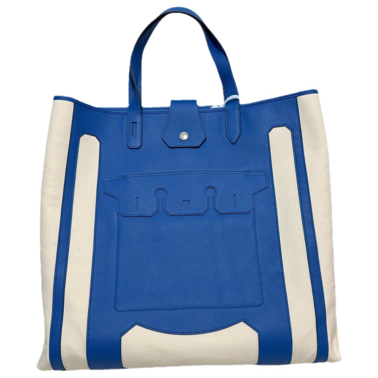 H leather handbag