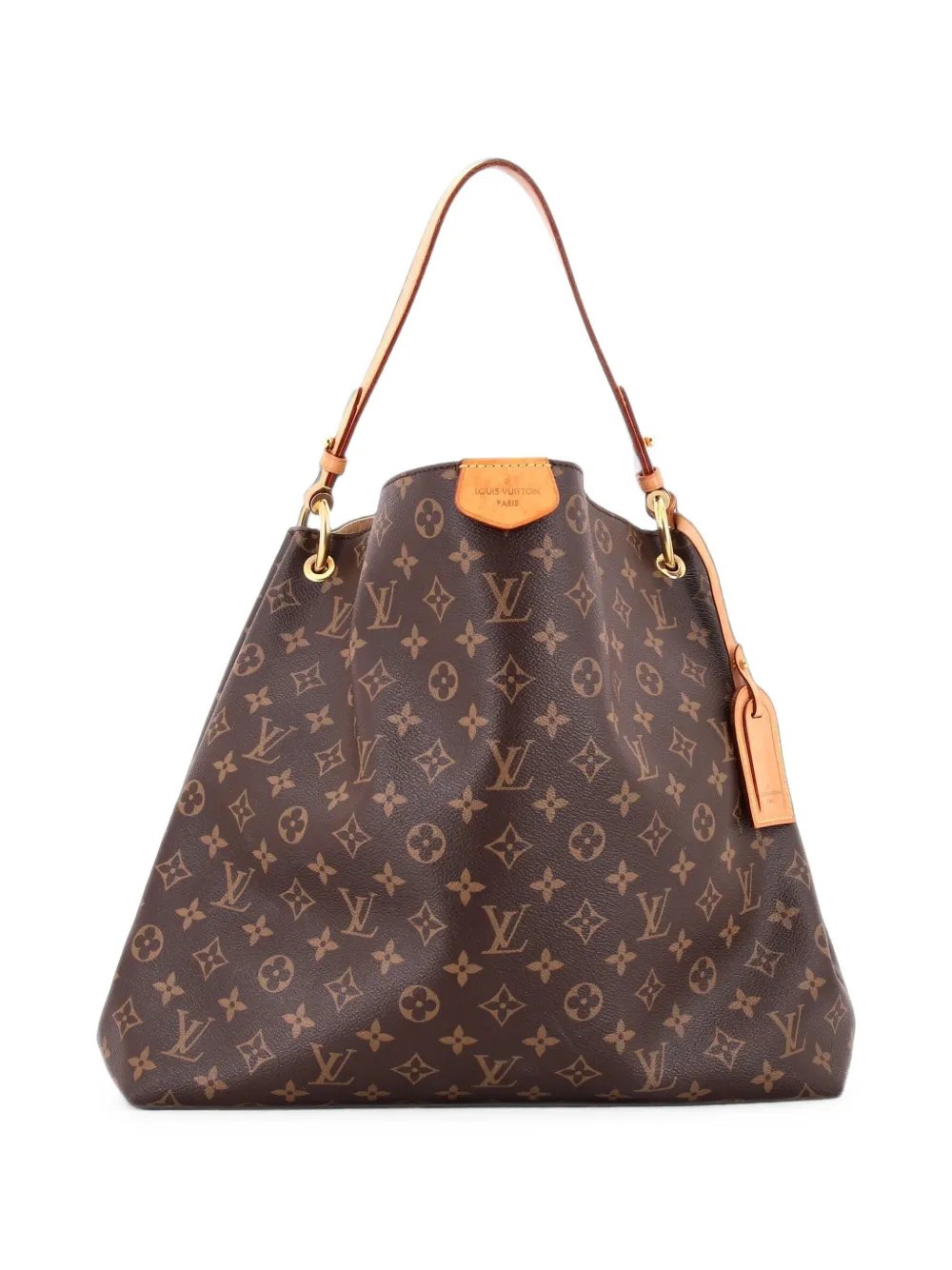 Graceful Handbag Monogram Canvas MM hobo bag
