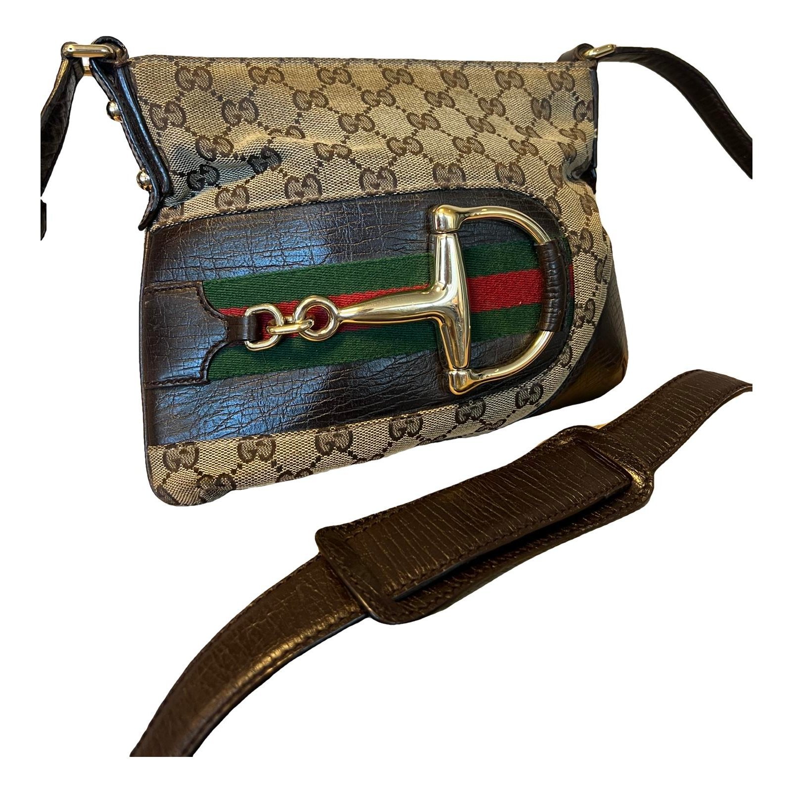 Leather crossbody bag