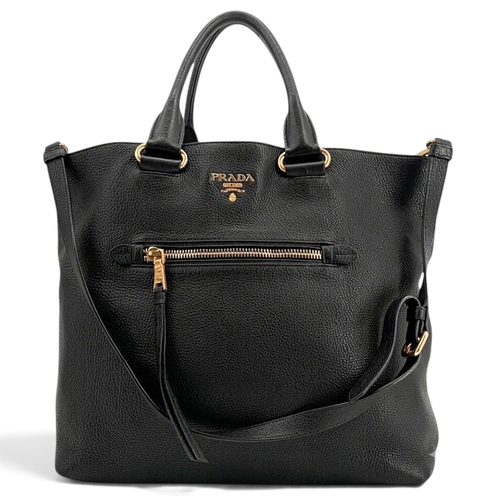 Leather tote