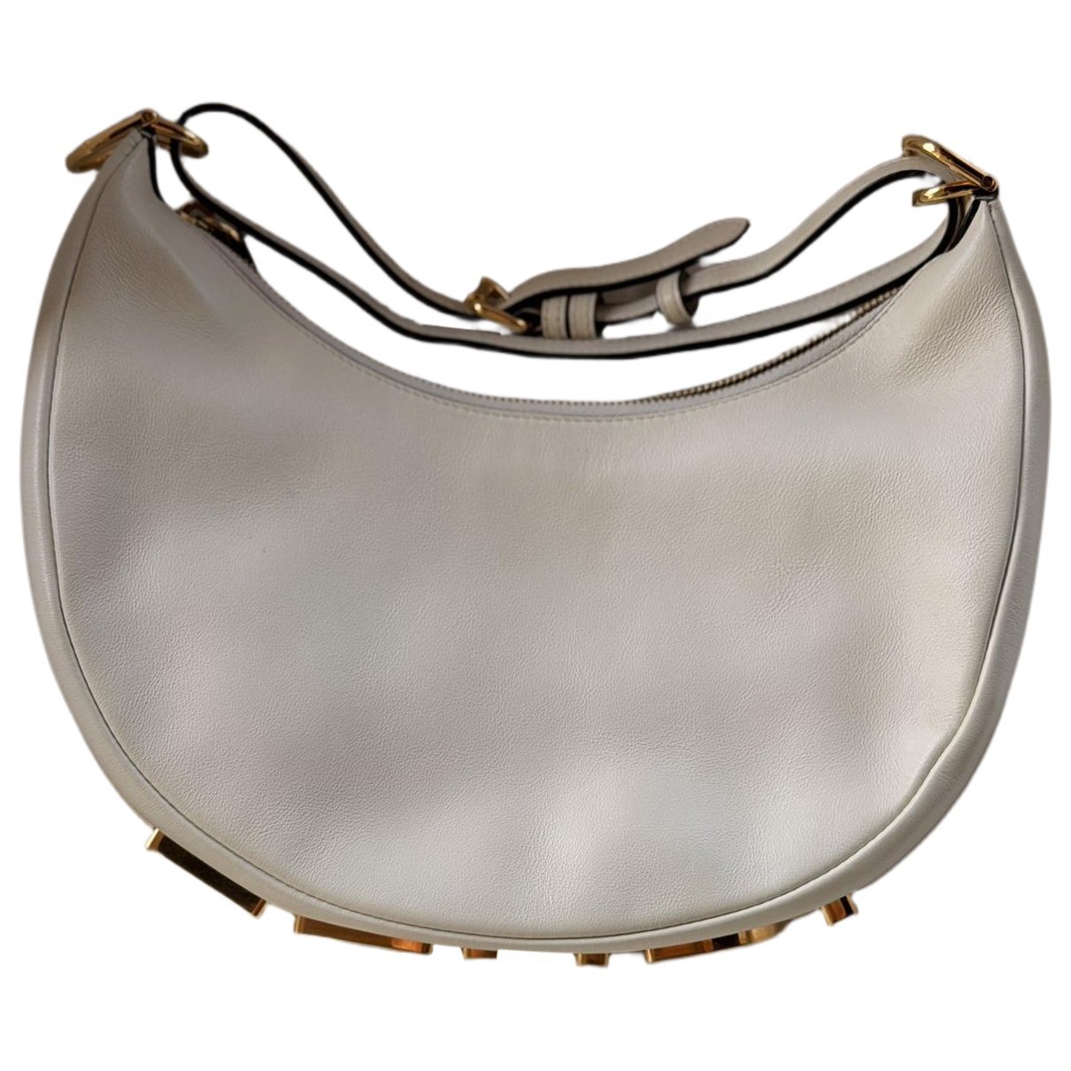 Fendigraphy leather handbag