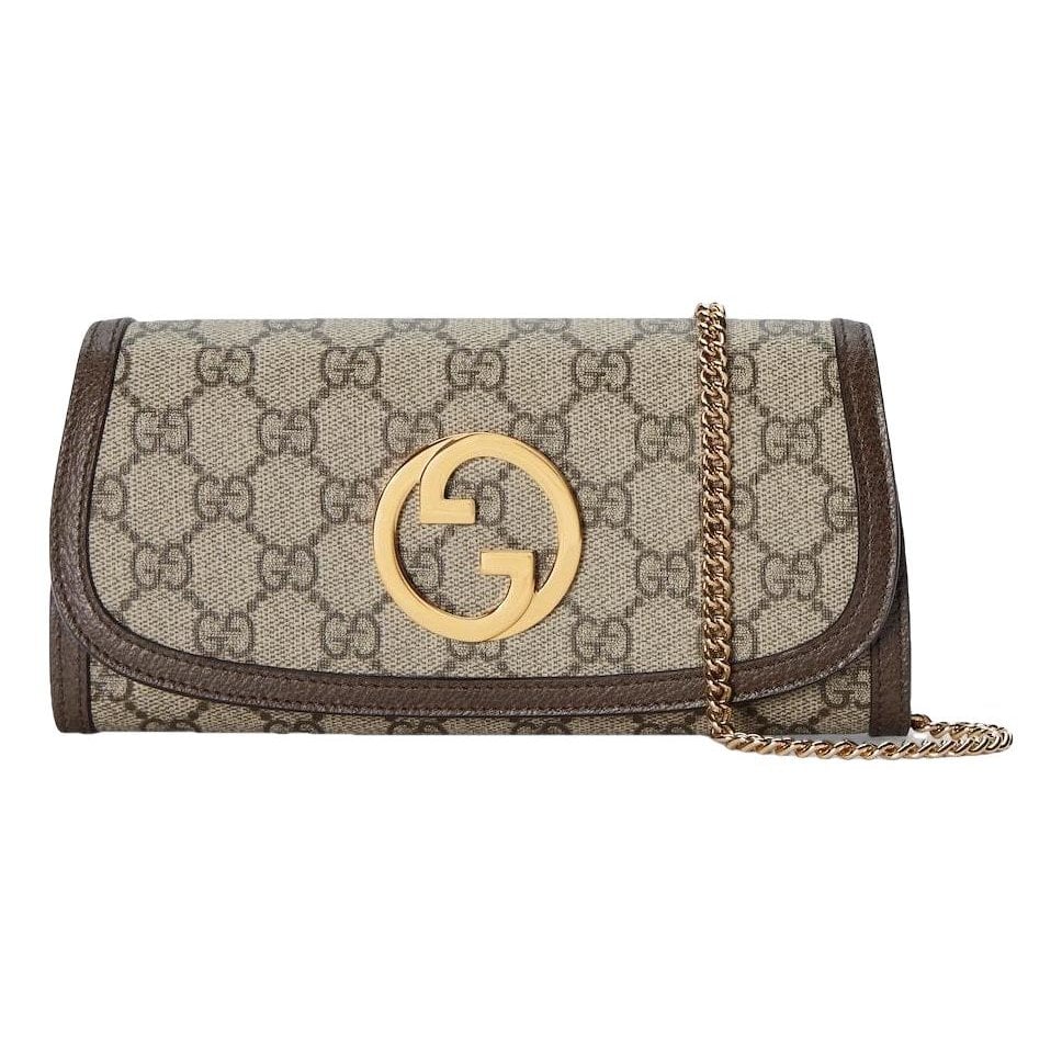 Blondie patent leather clutch bag