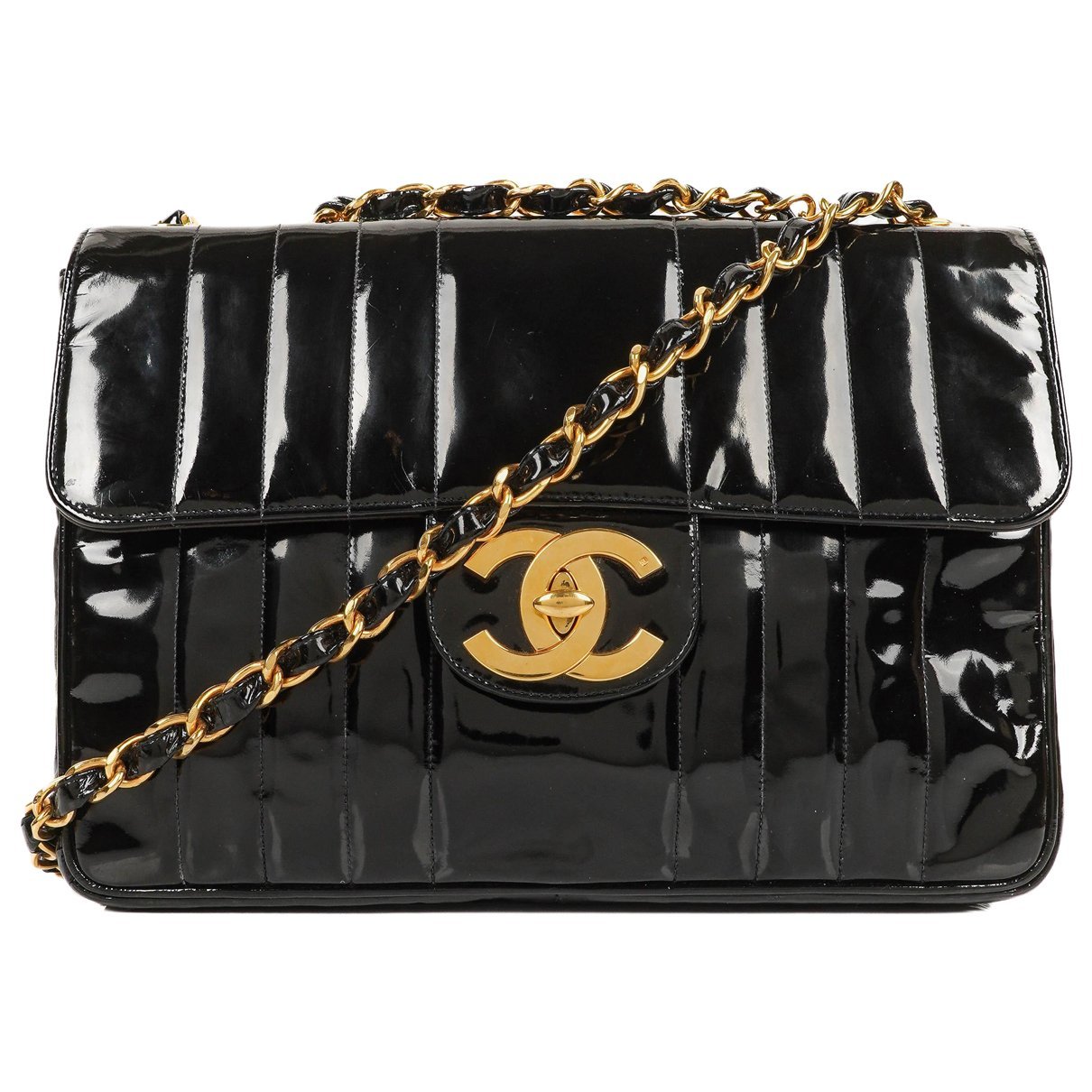 Timeless/Classique patent leather handbag