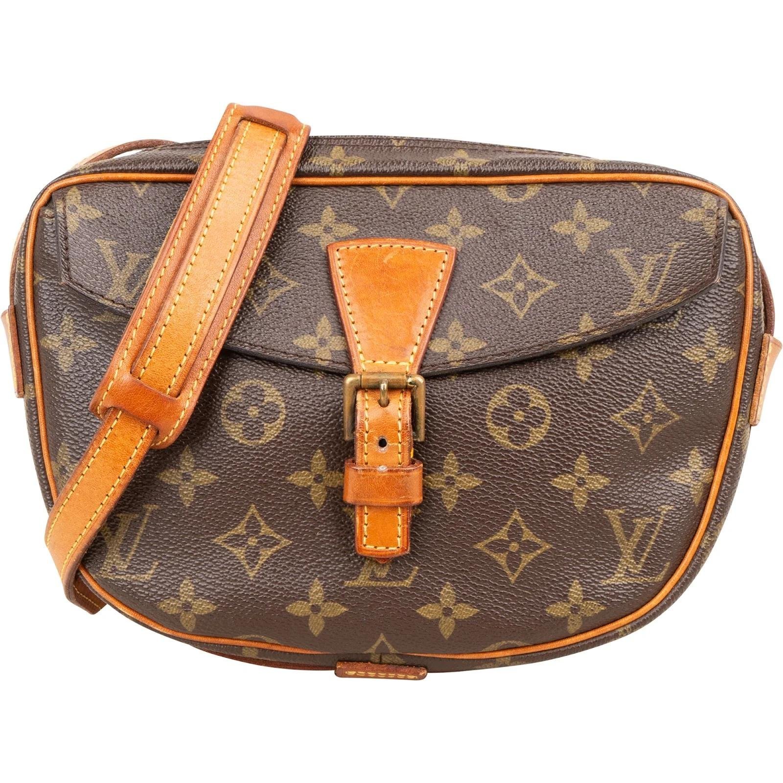 Jeune fille leather crossbody bag