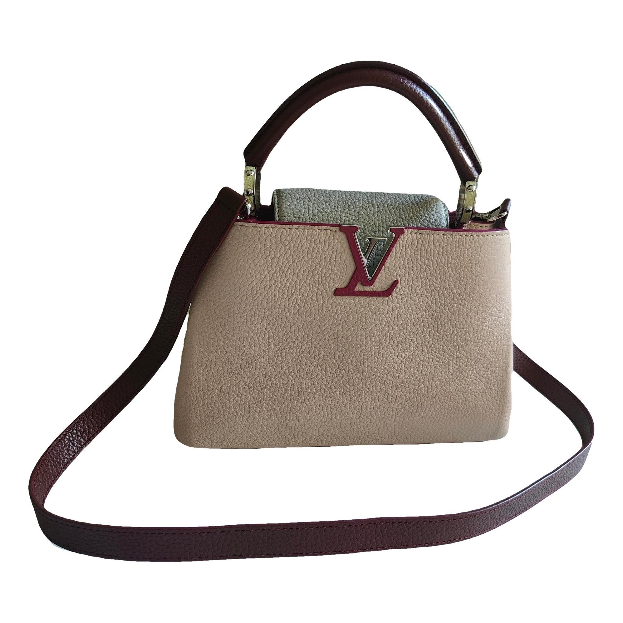 Capucines leather handbag