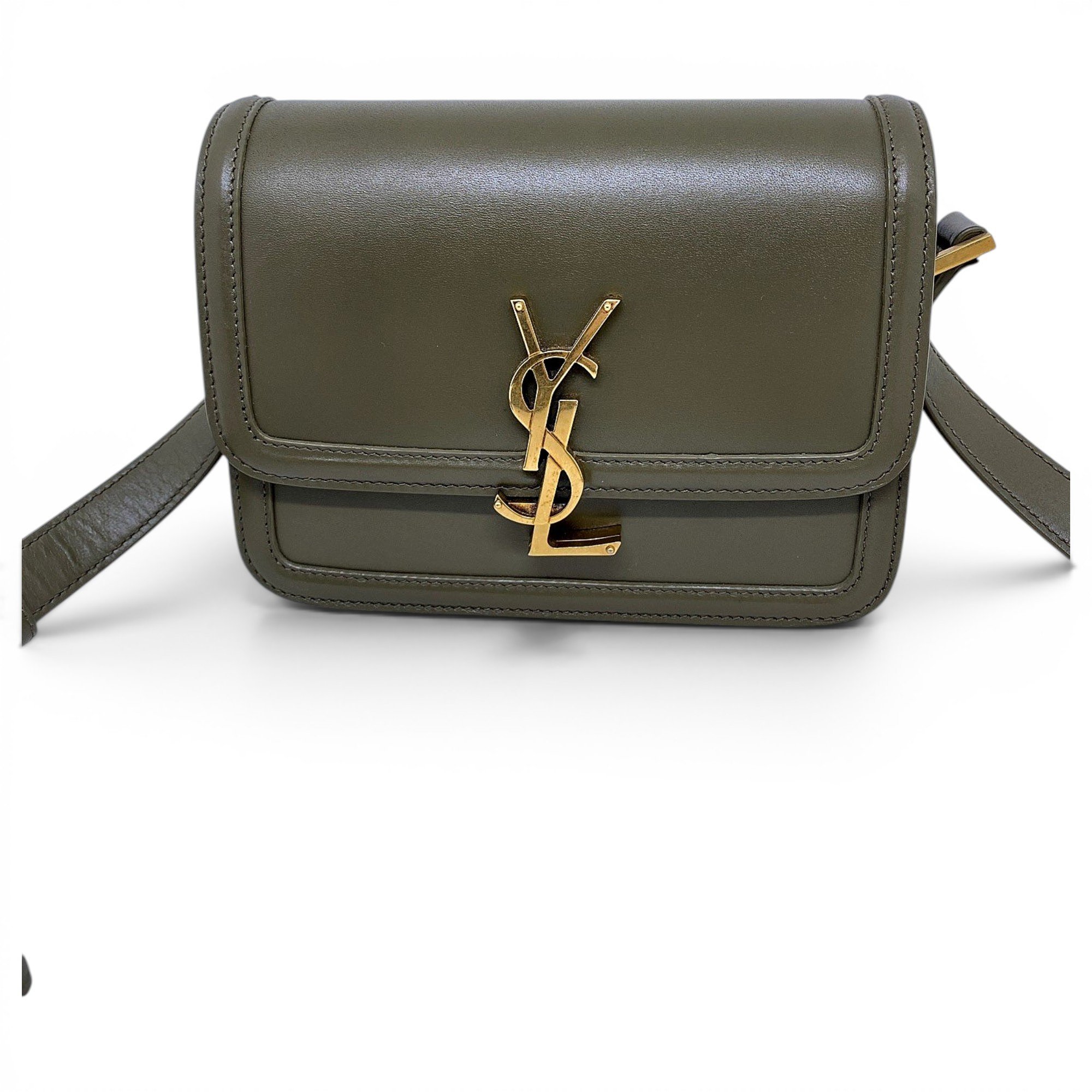 Solférino leather handbag
