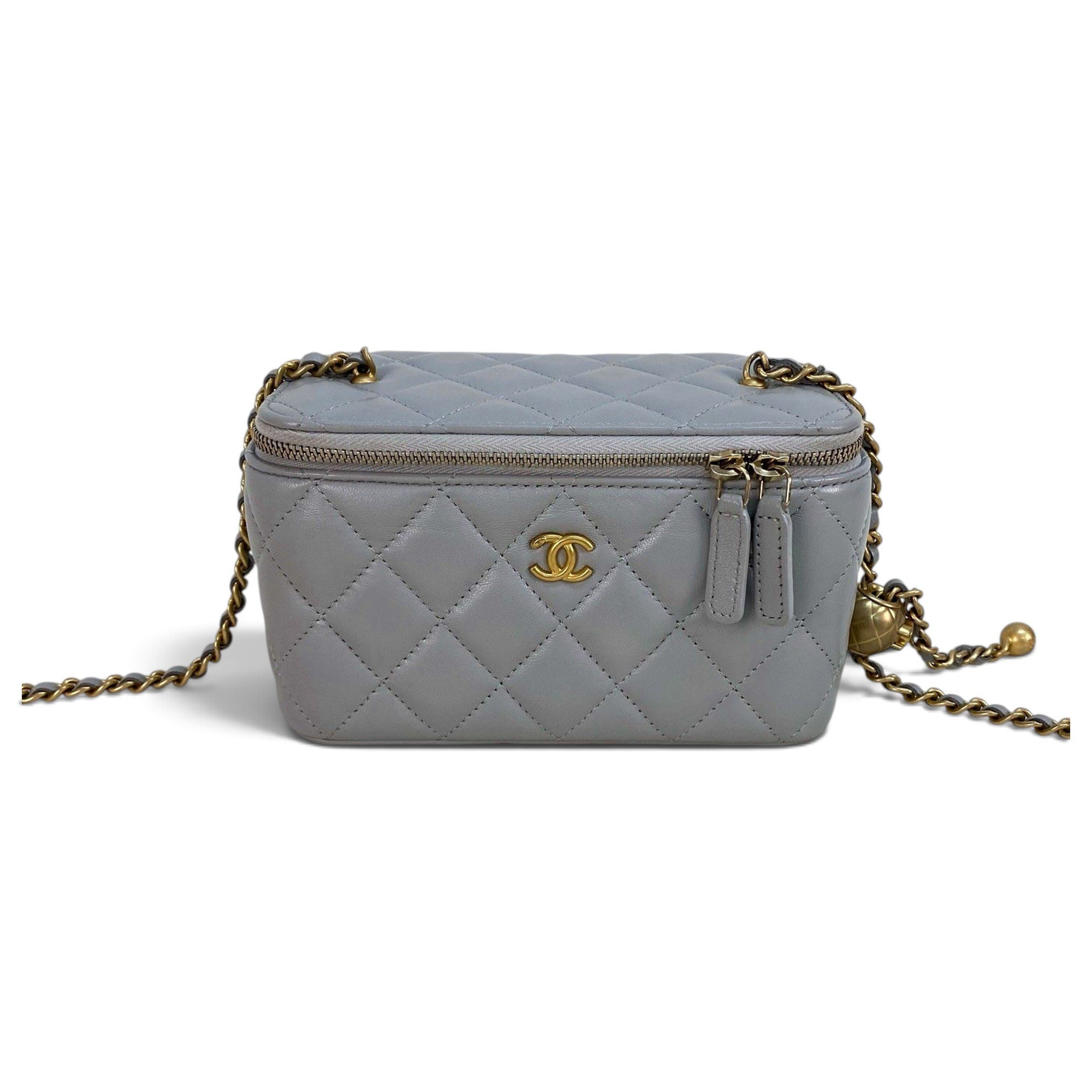 Trendy CC Vanity leather handbag