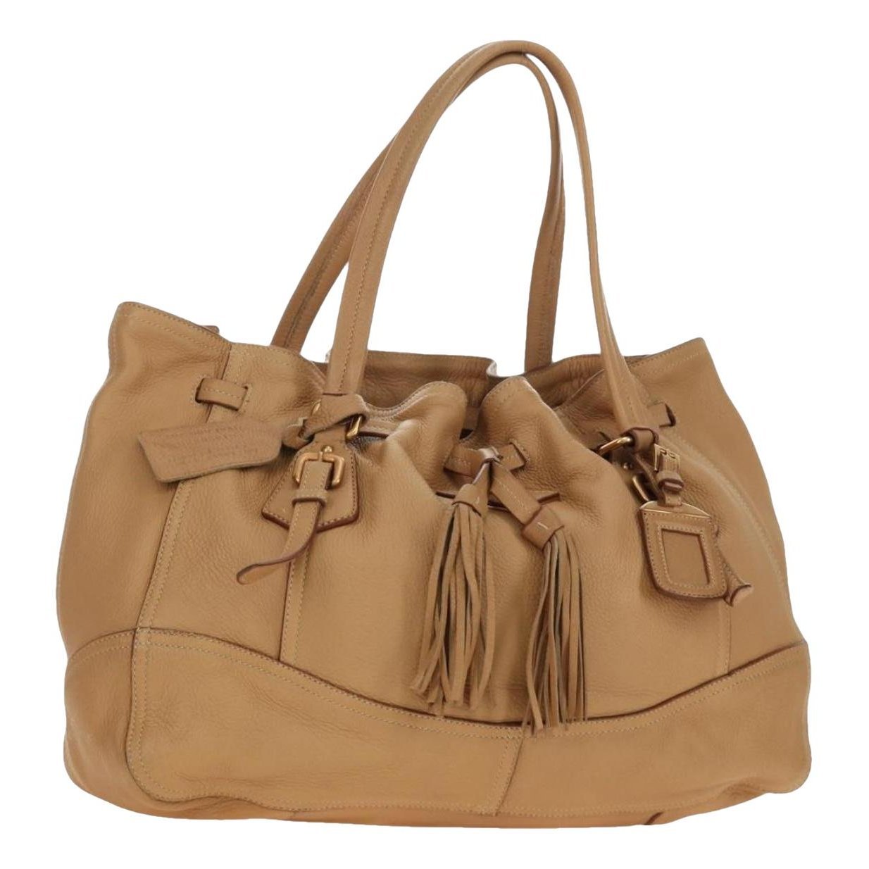 Leather tote