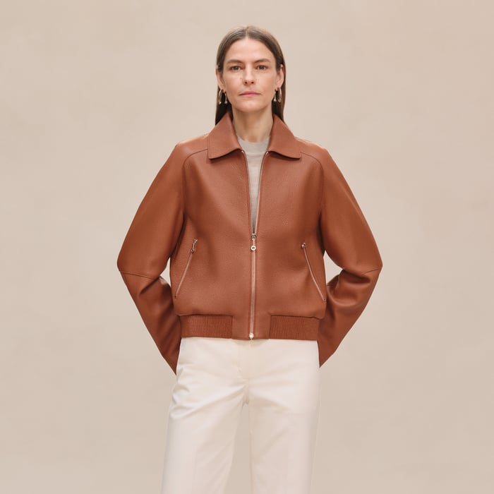 Marron Fauve Short Jacket