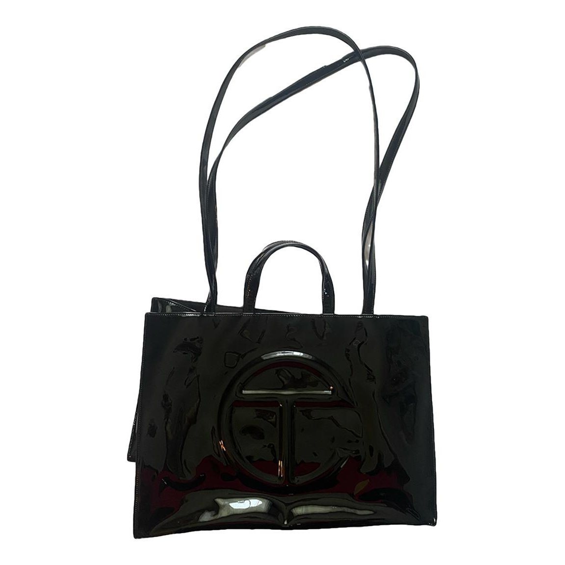 Large Shopping Bag patent leather handbag