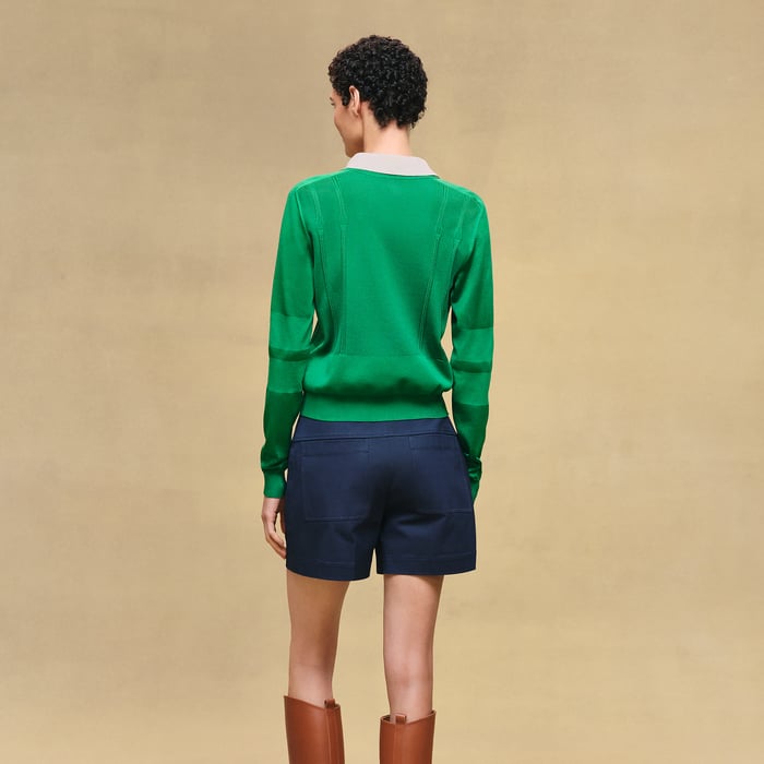 Vert Jungle Long-sleeve Sweater