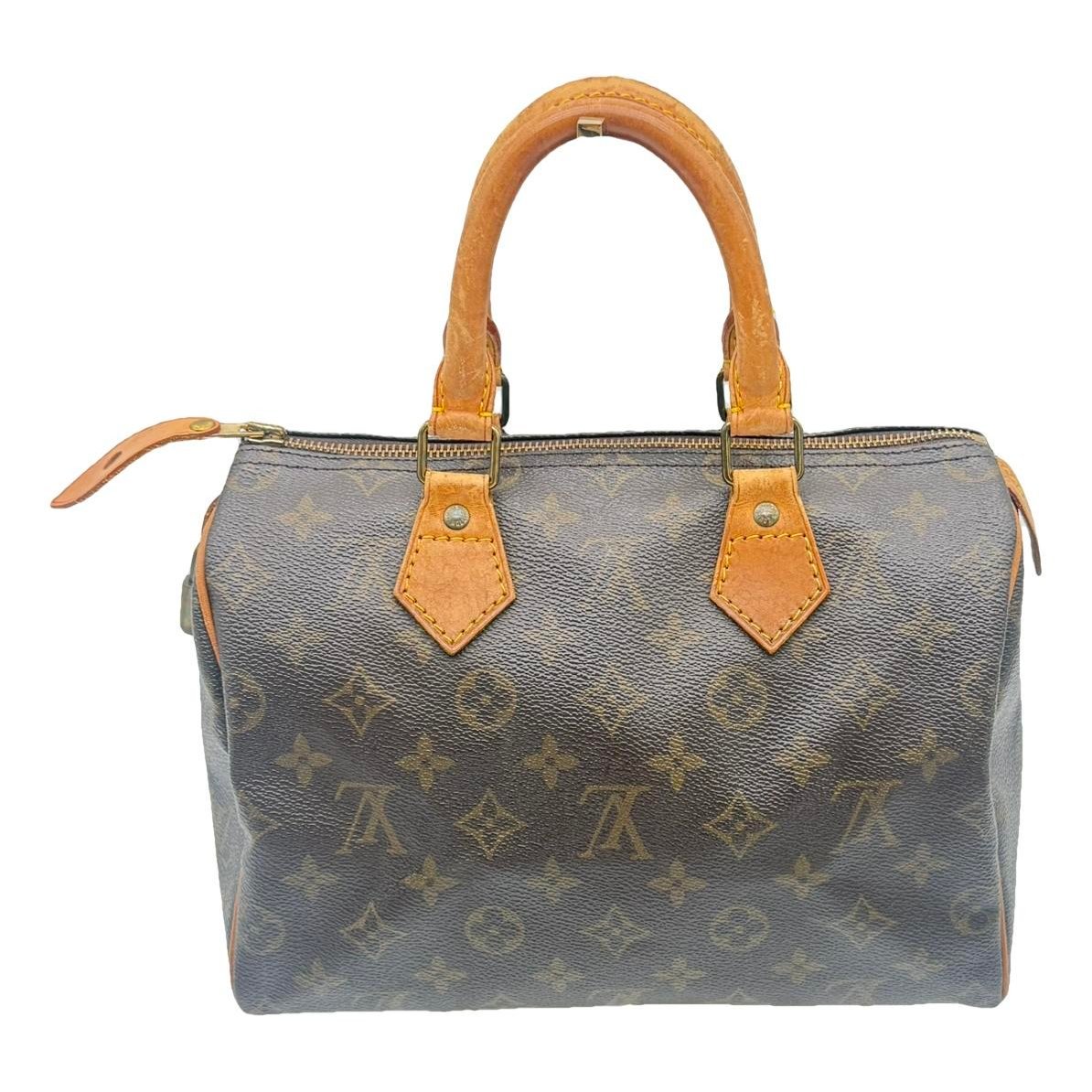Speedy leather handbag