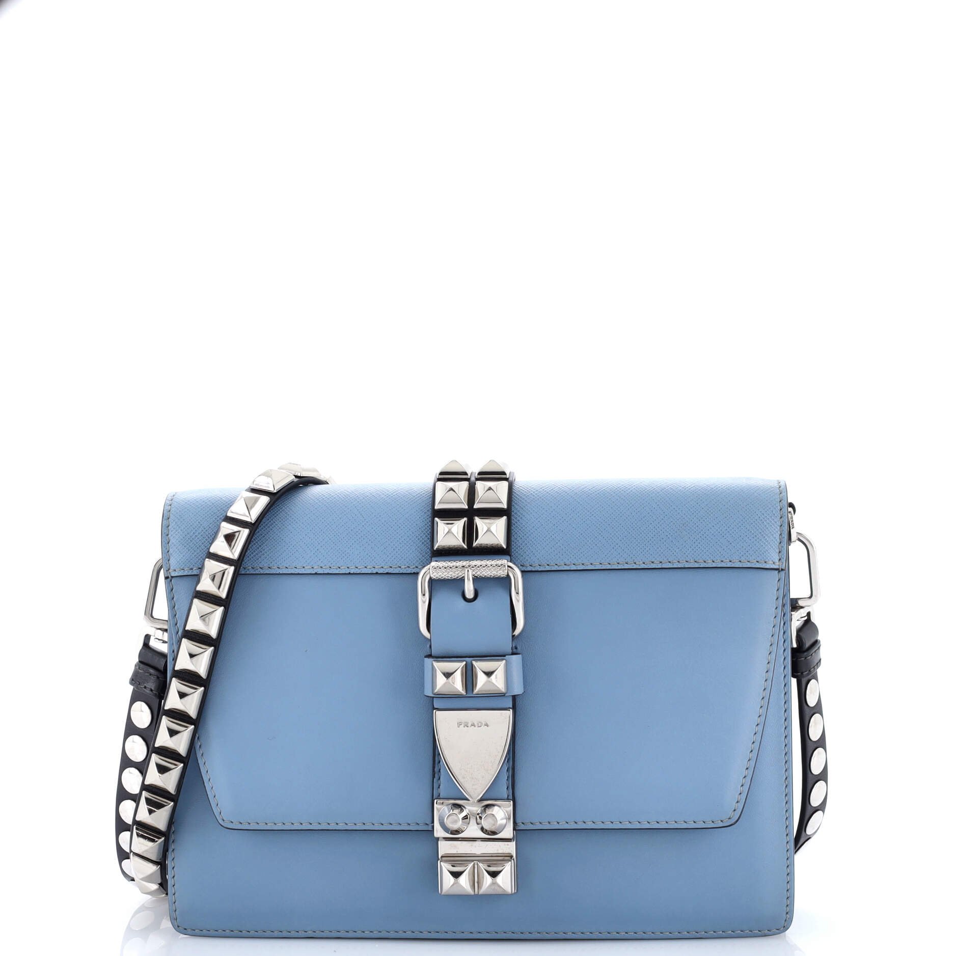 Elektra Shoulder Bag Studded Leather Small