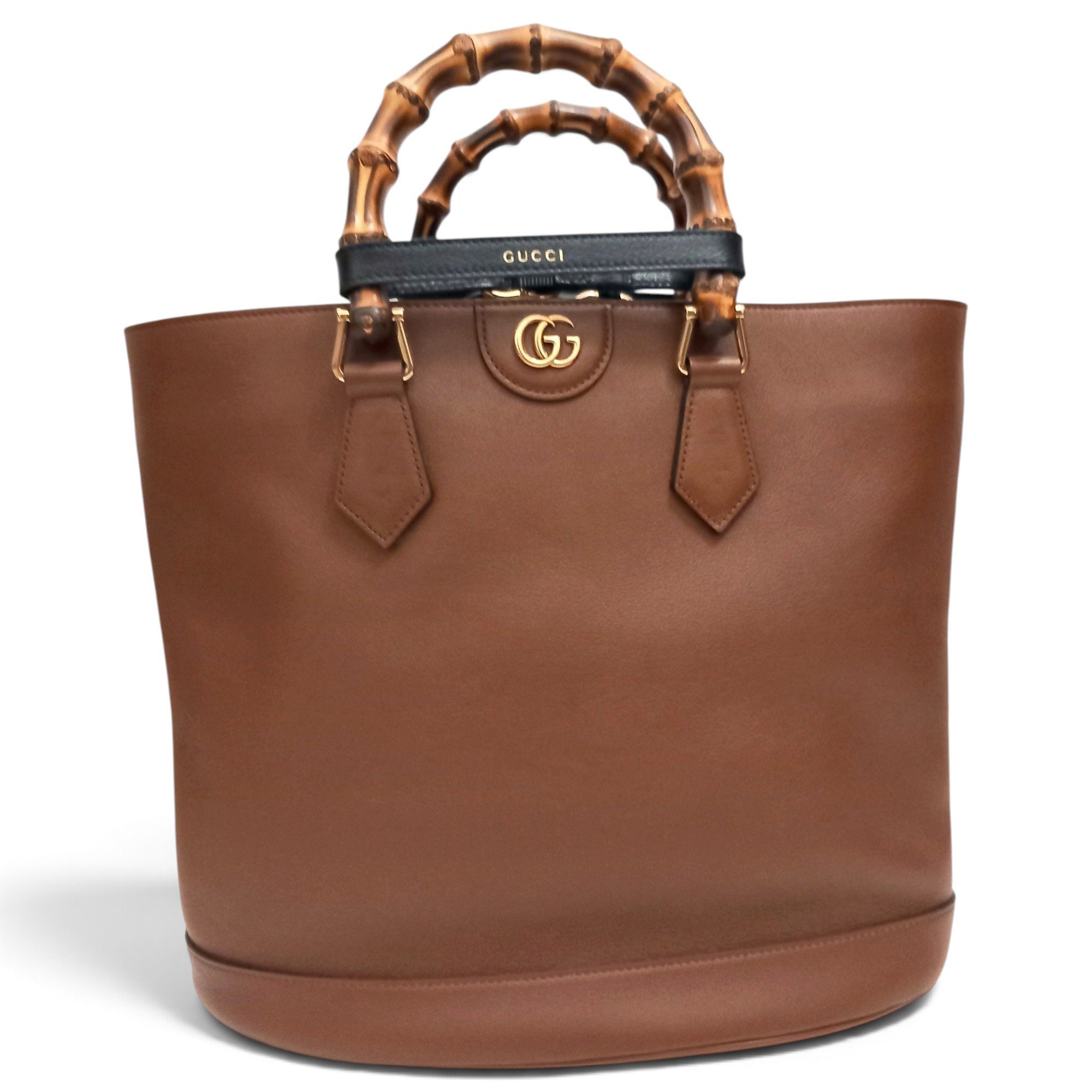 Diana Bamboo leather tote