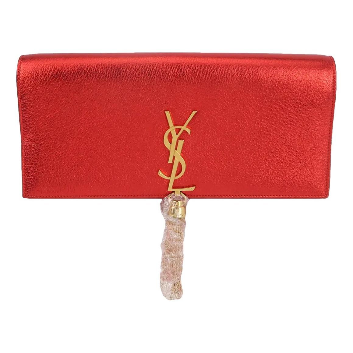 Kate monogramme leather clutch bag