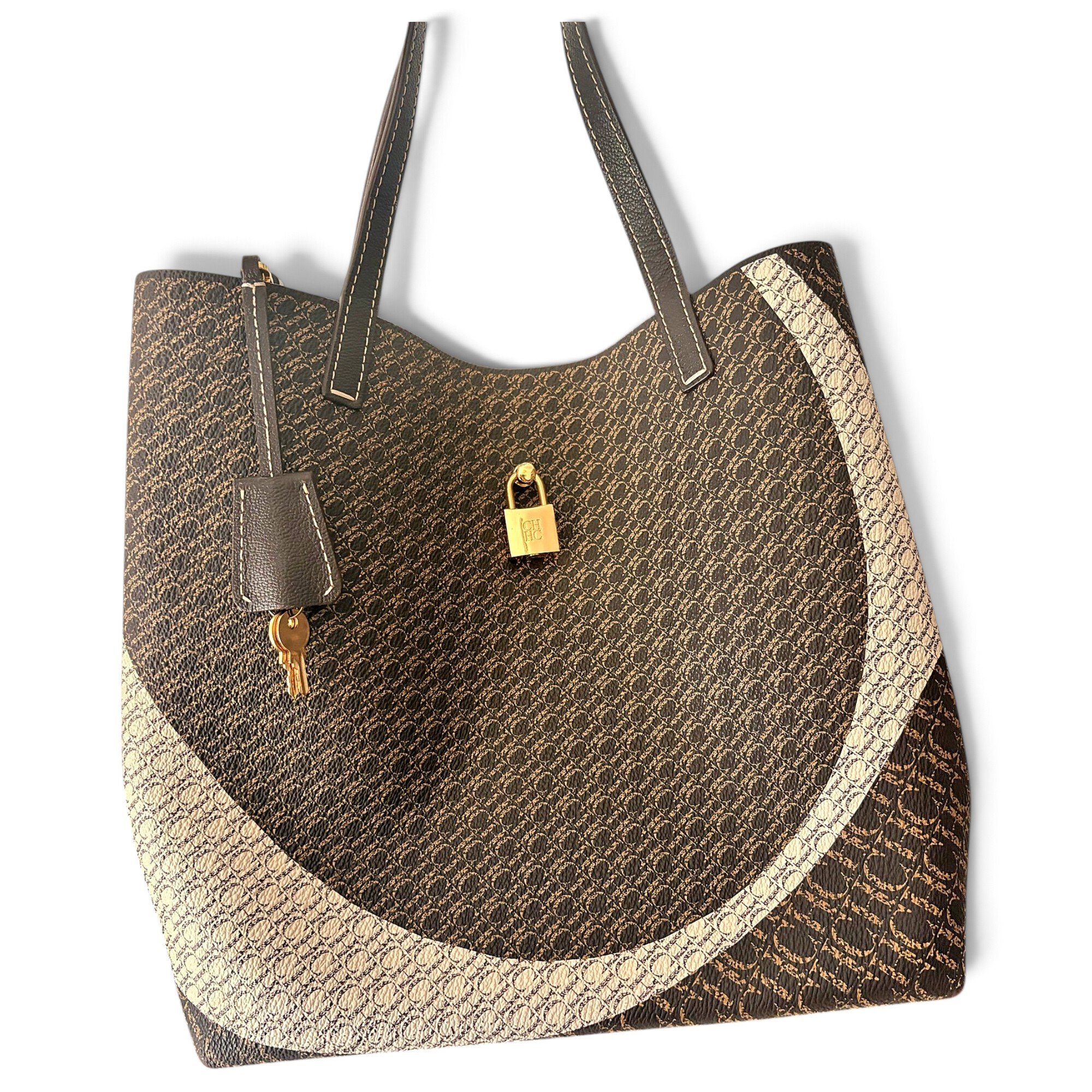 Leather tote