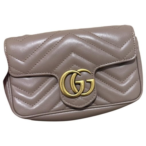 GG Marmont Flap leather crossbody bag