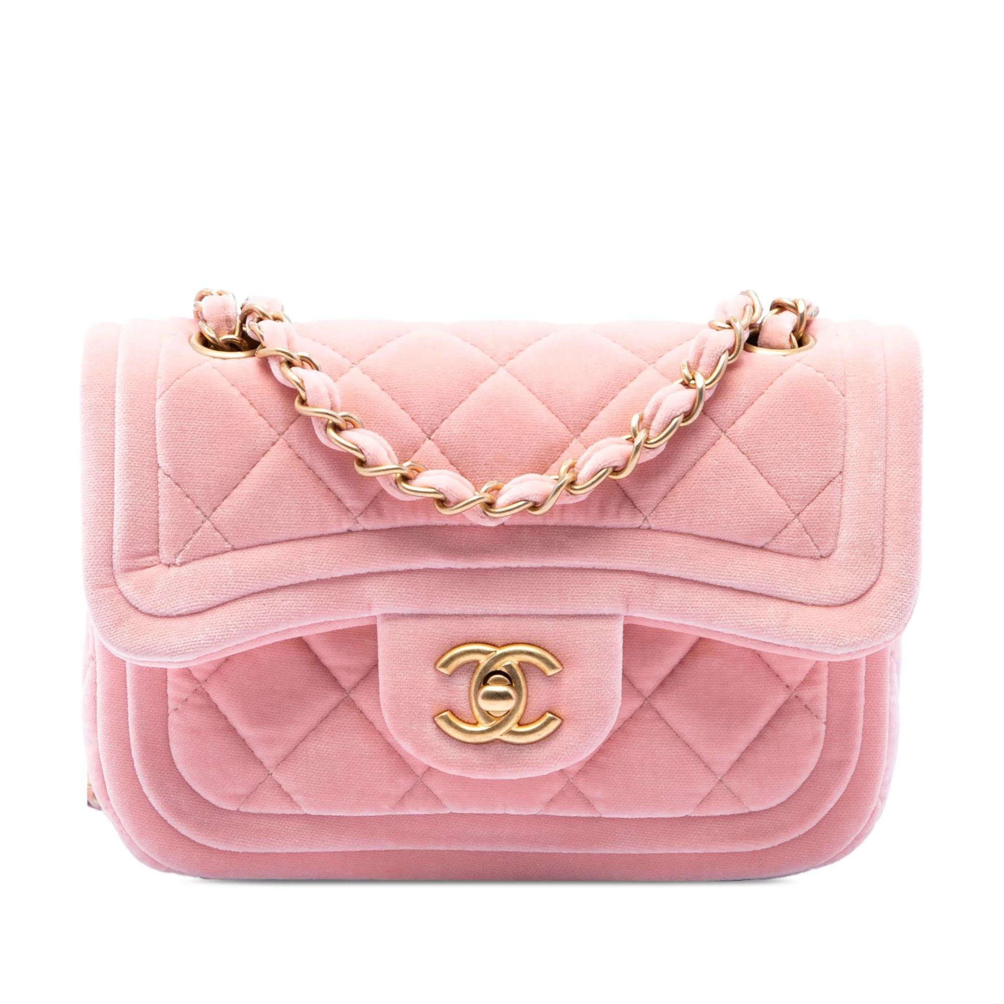 Velvet handbag