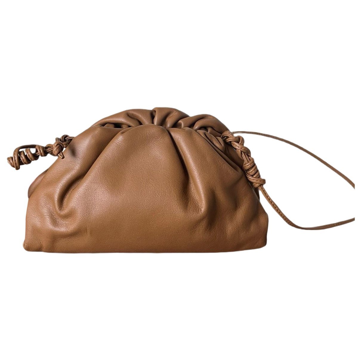Pouch leather crossbody bag