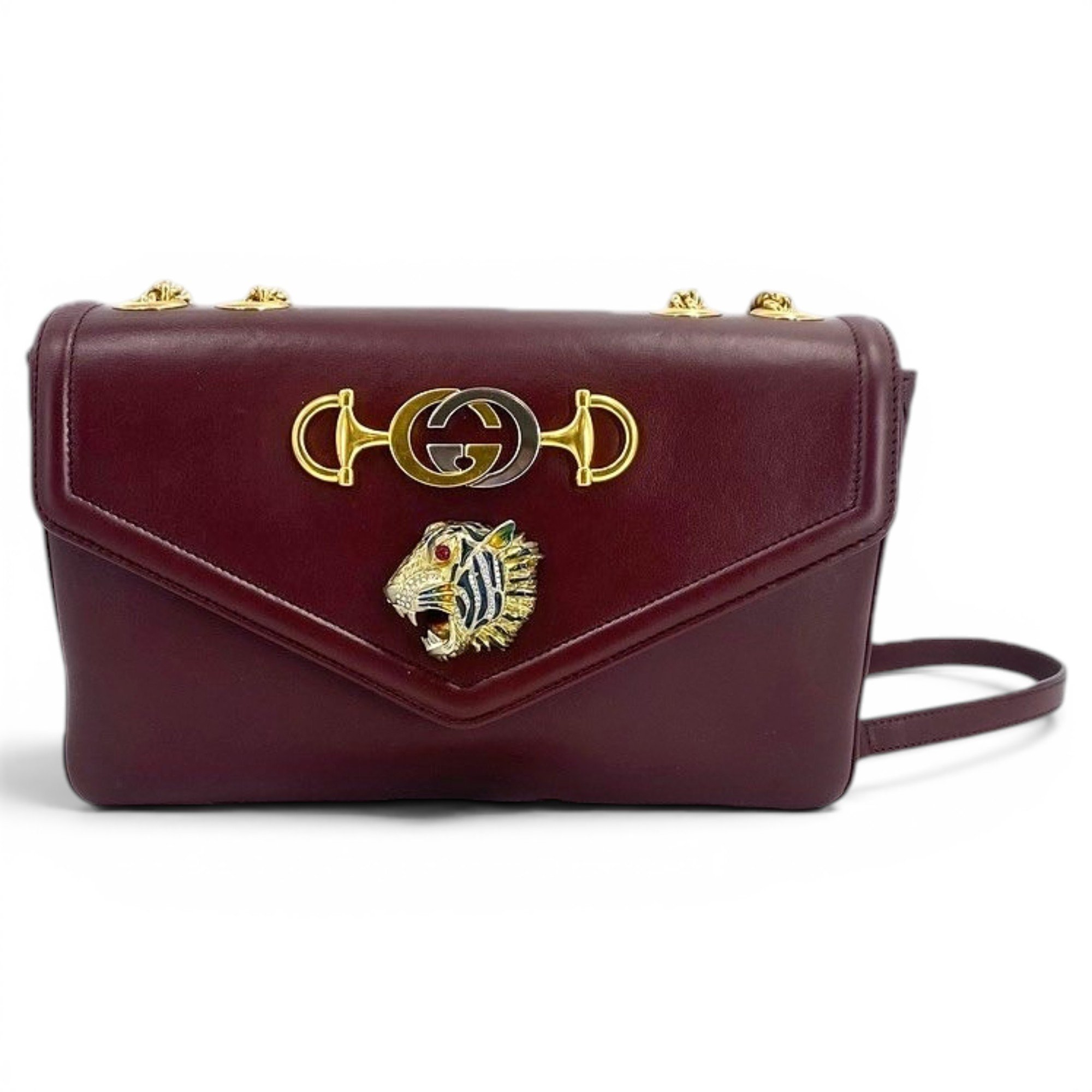 Rajah leather handbag