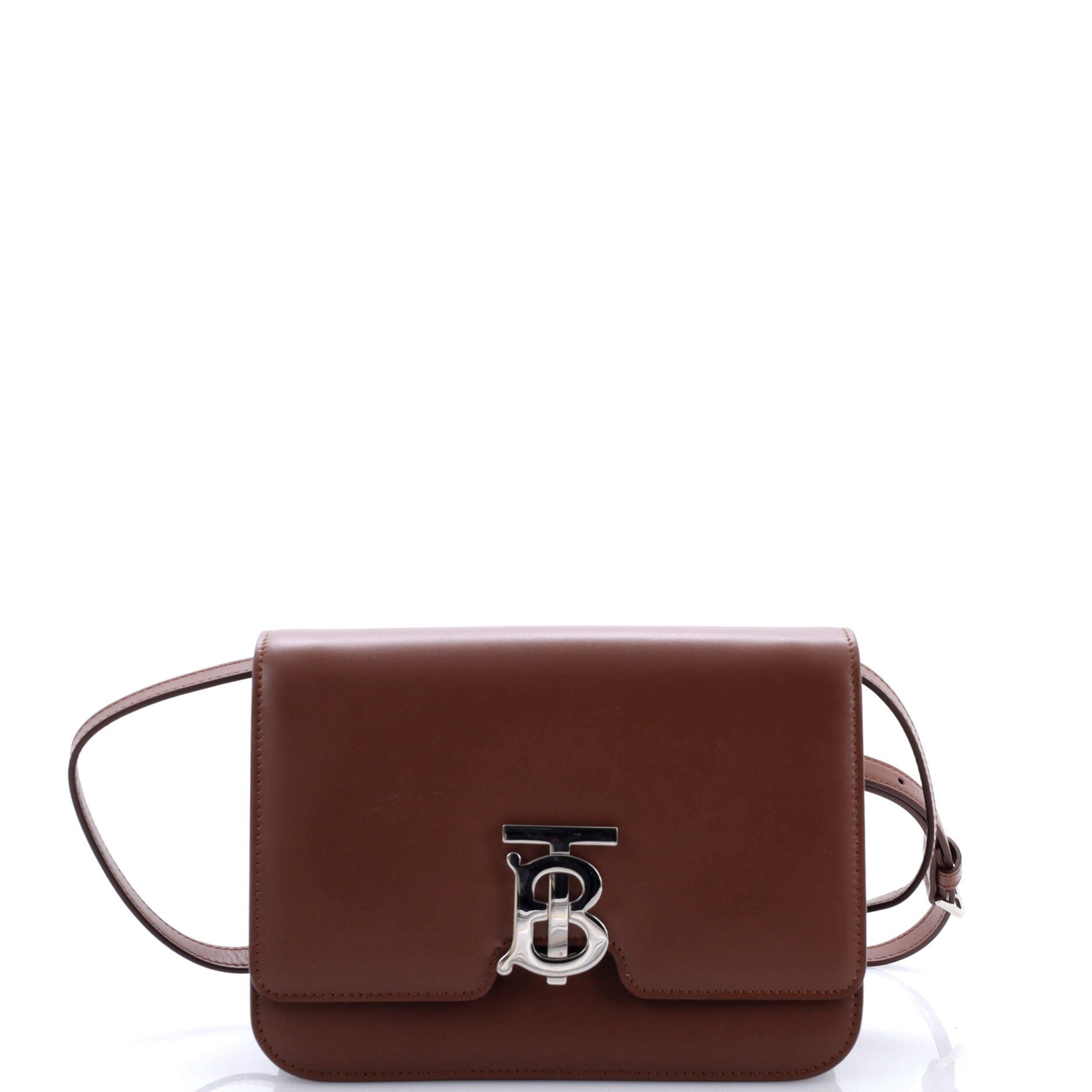 Burberry TB Flap Bag Leather Small