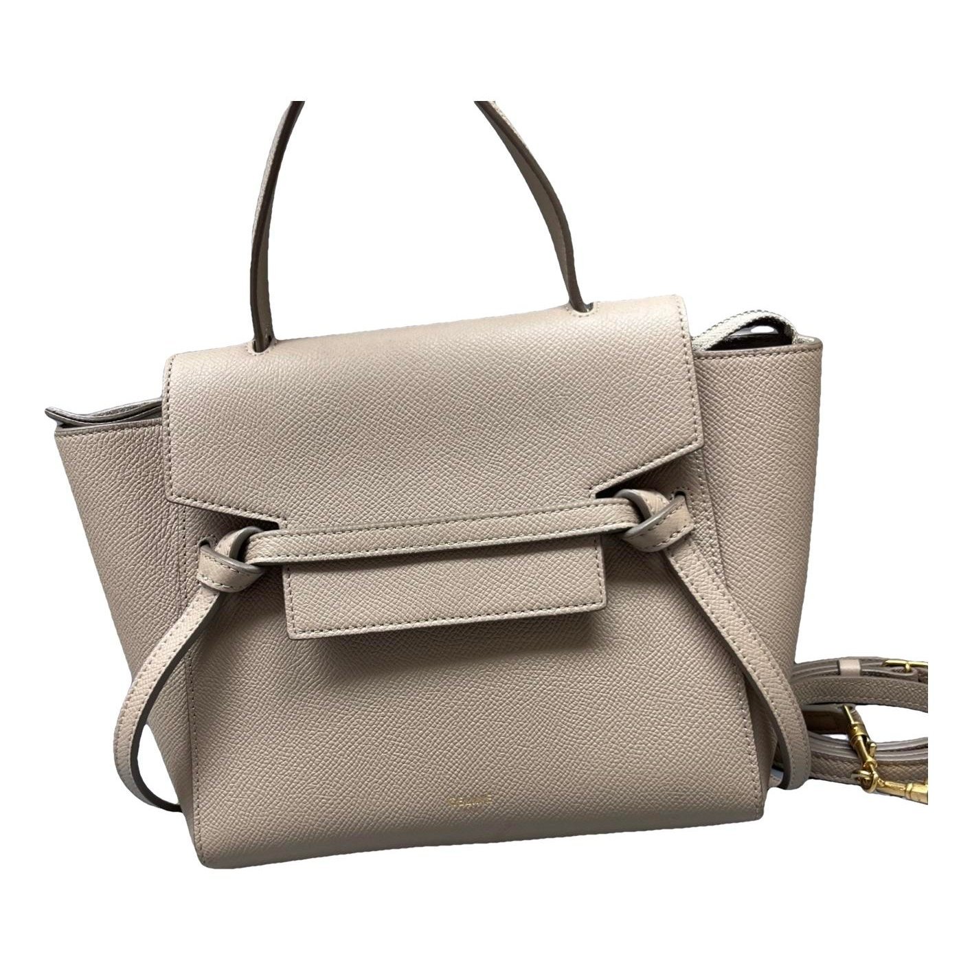 Belt leather handbag