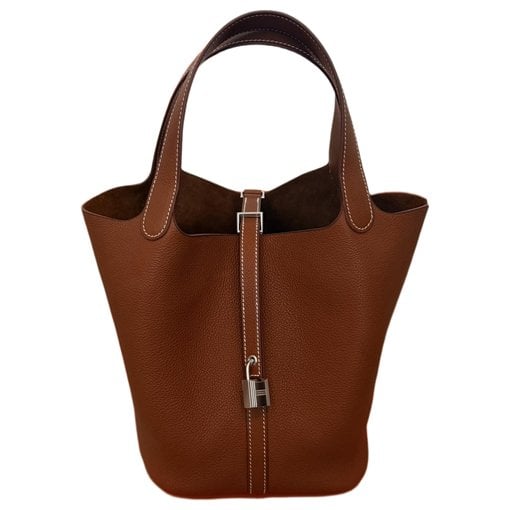 Picotin leather handbag