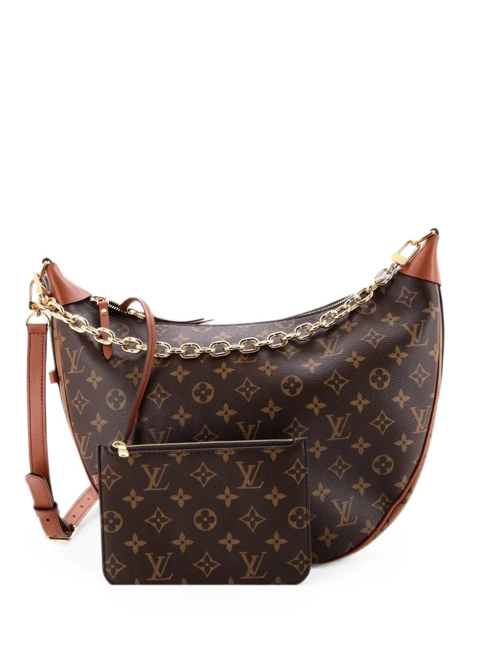 Loop Reverse Monogram Canvas hobo bag