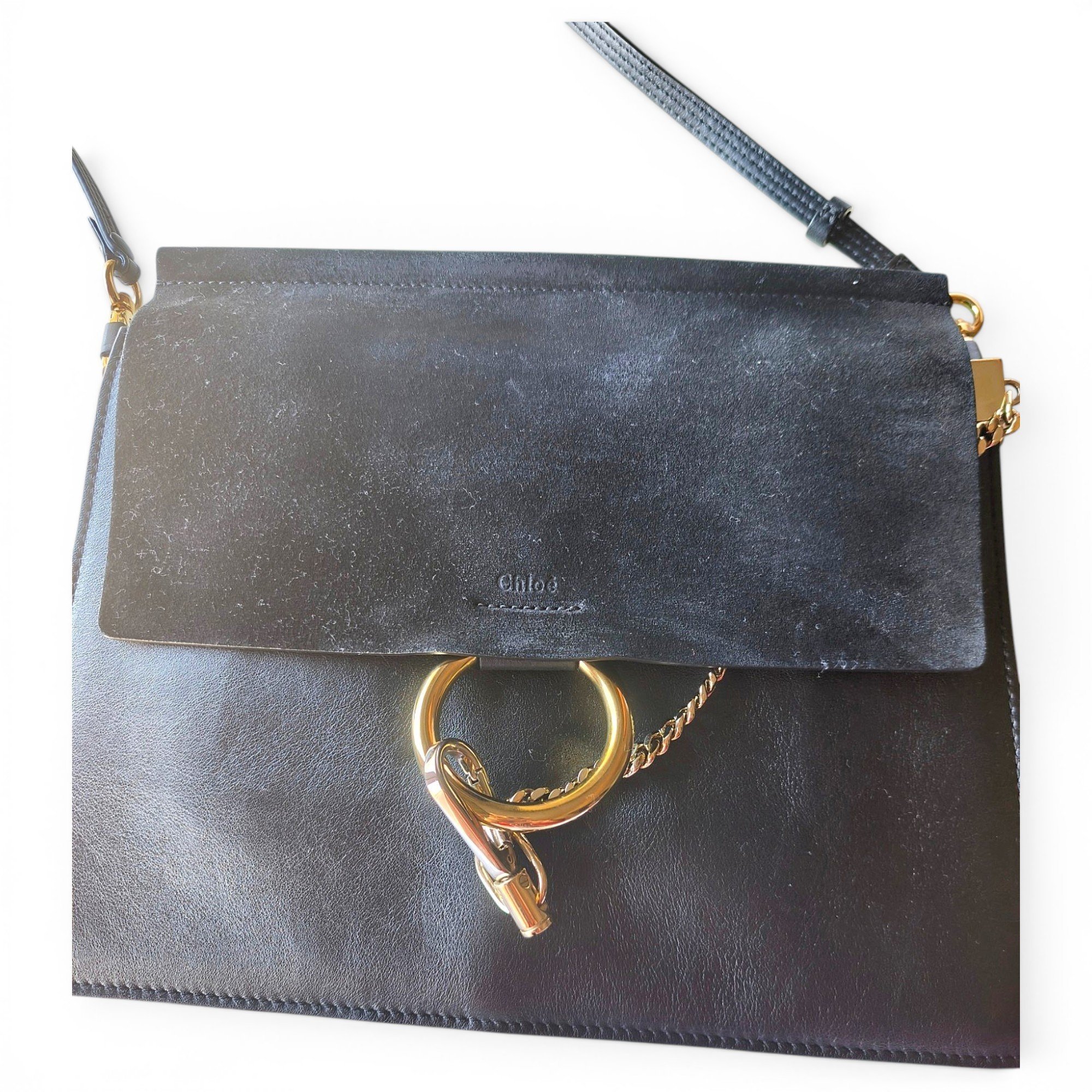 Faye leather handbag