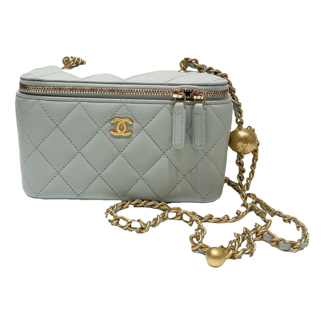 Trendy CC Vanity leather handbag