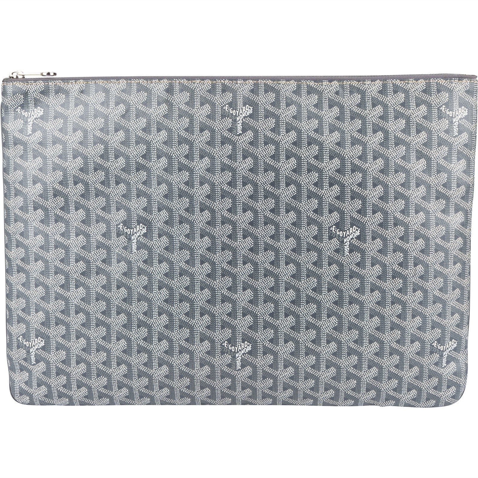 Goyard Sénat cloth clutch bag