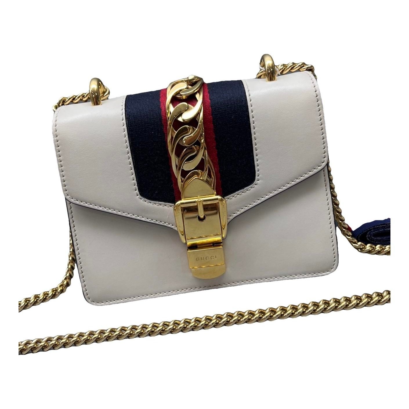 Sylvie Flap Chain leather handbag