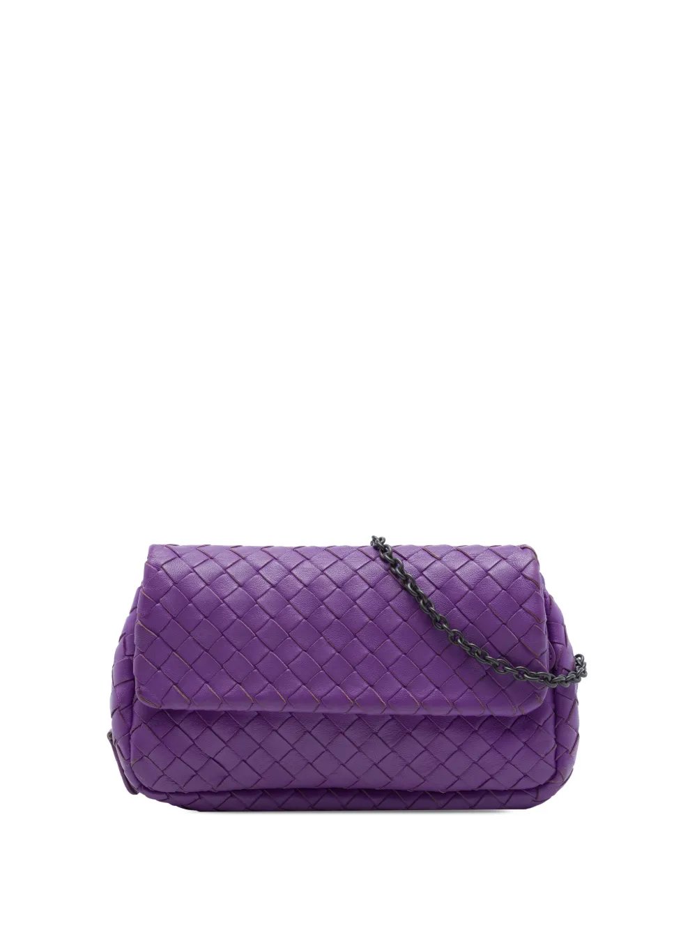 2012-2026 Mini Nappa Intrecciato Expandable Chain Flap crossbody bag