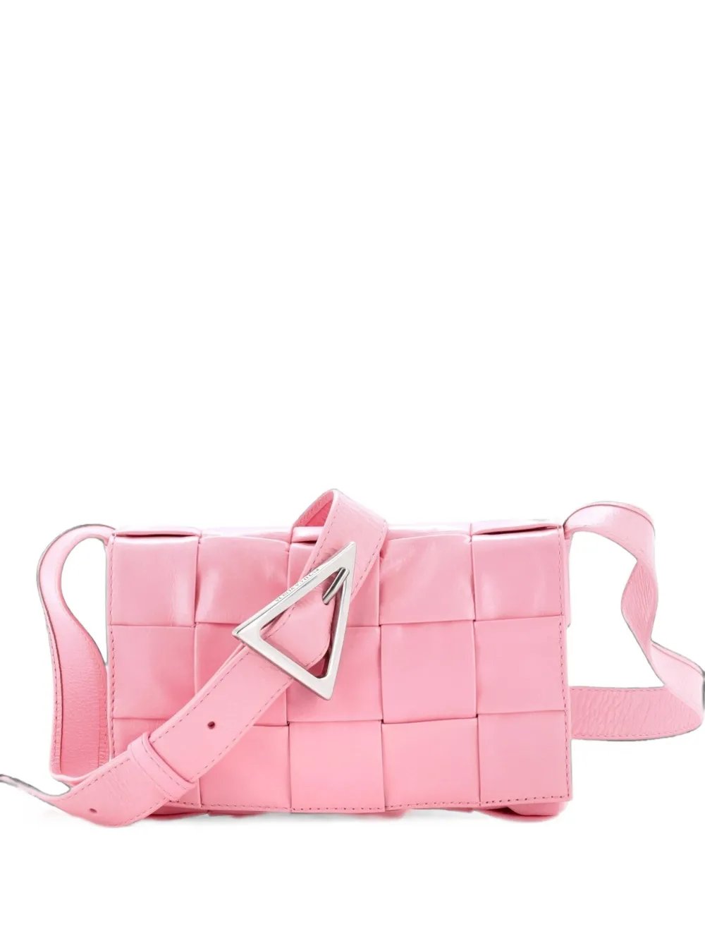 Bottega Veneta Cassette Maxi Intrecciato Leather Small crossbody bag