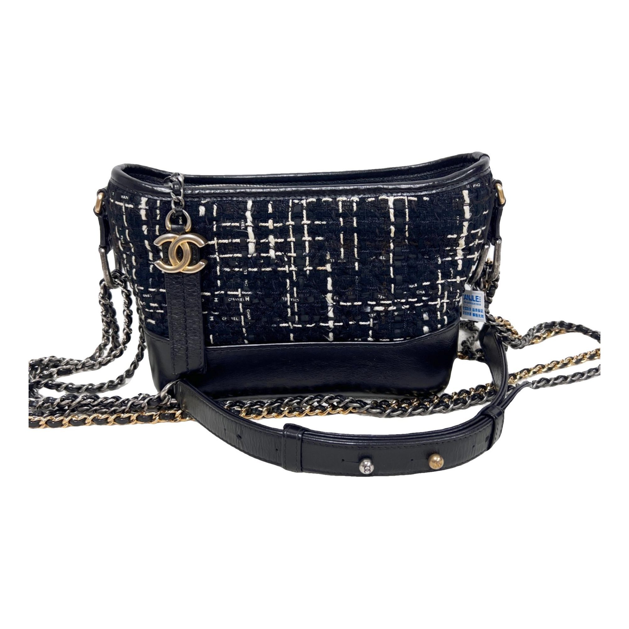 Gabrielle tweed crossbody bag