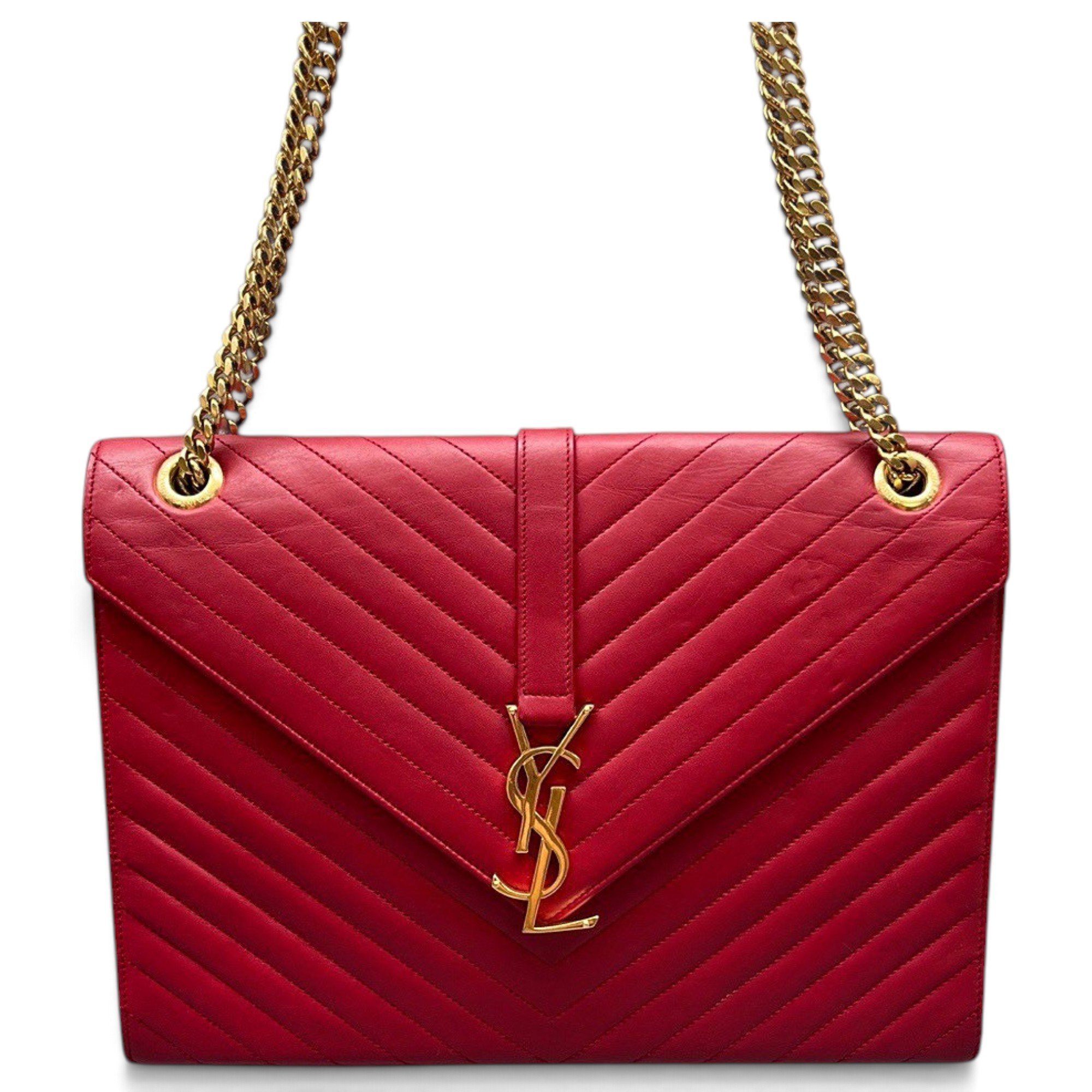 Portefeuille enveloppe leather crossbody bag