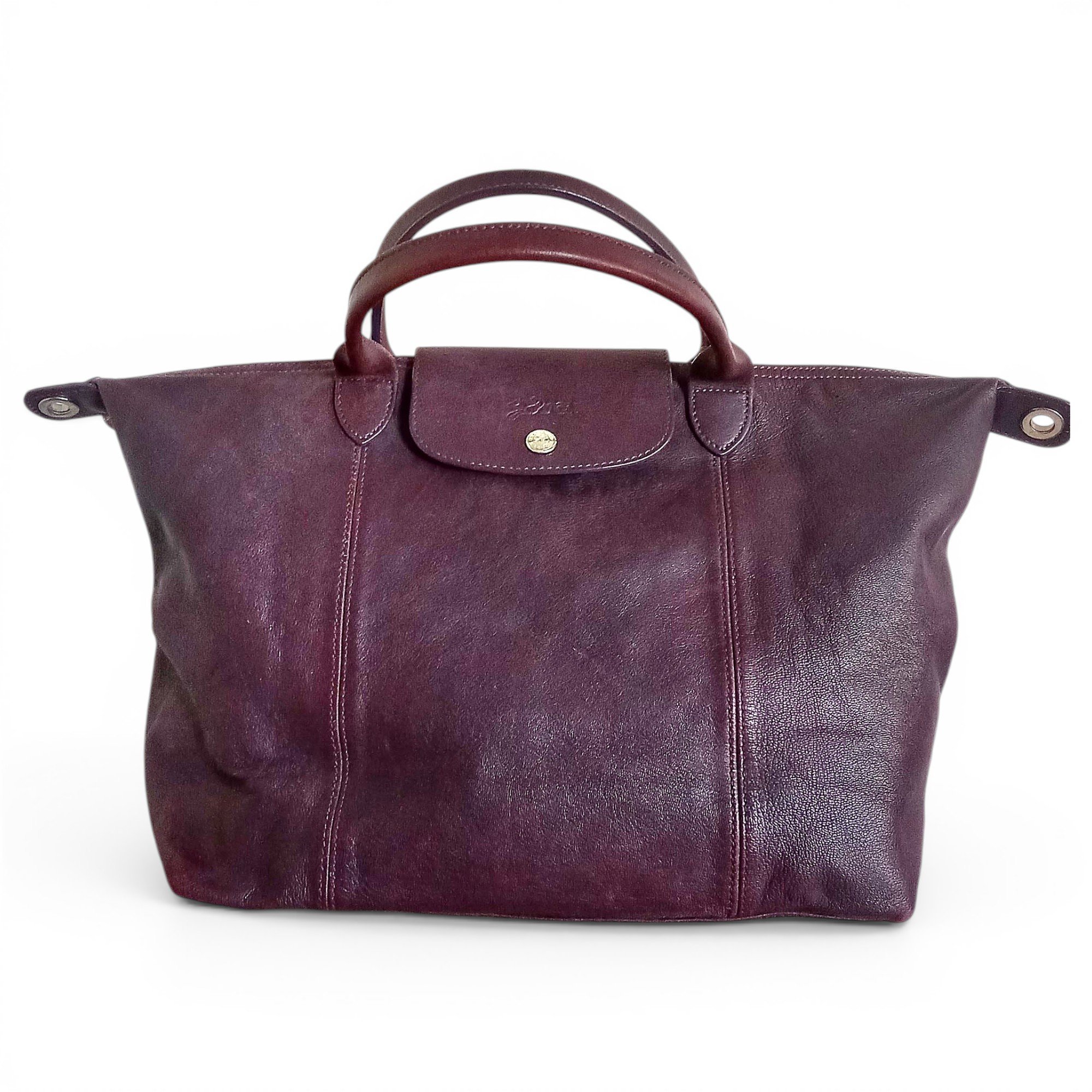 Pliage leather handbag