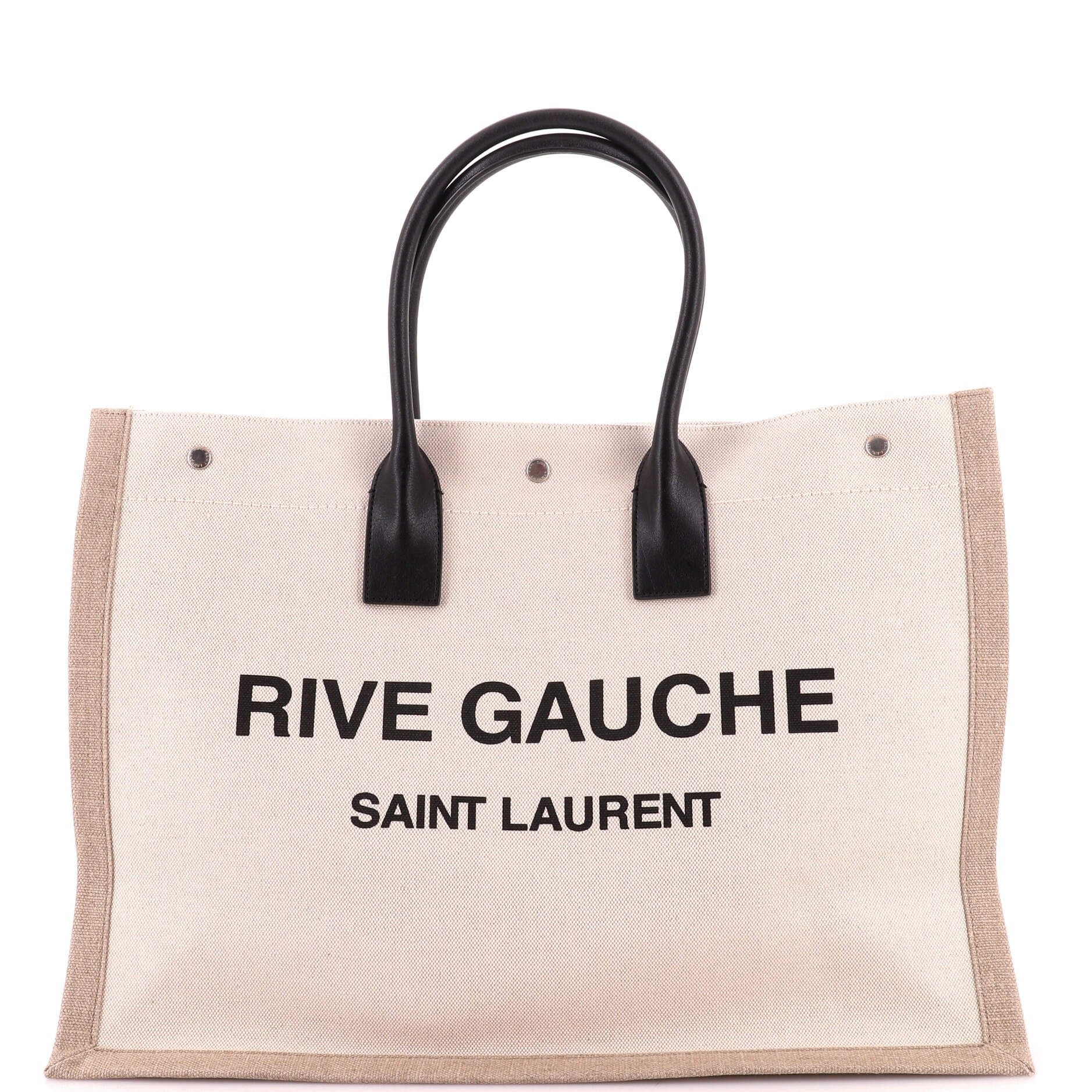 Rive Gauche Shopper Tote Canvas Large