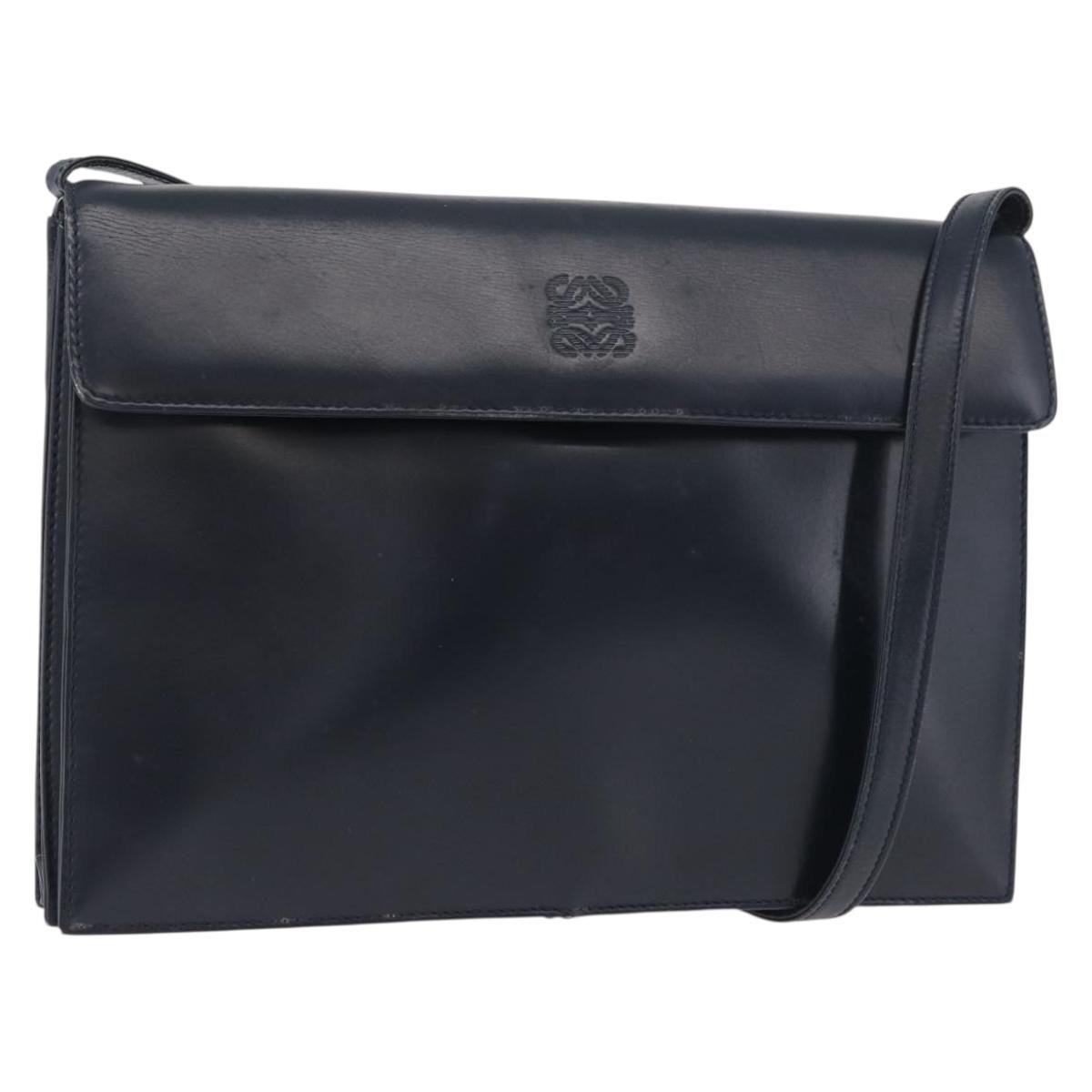 Anagram leather handbag