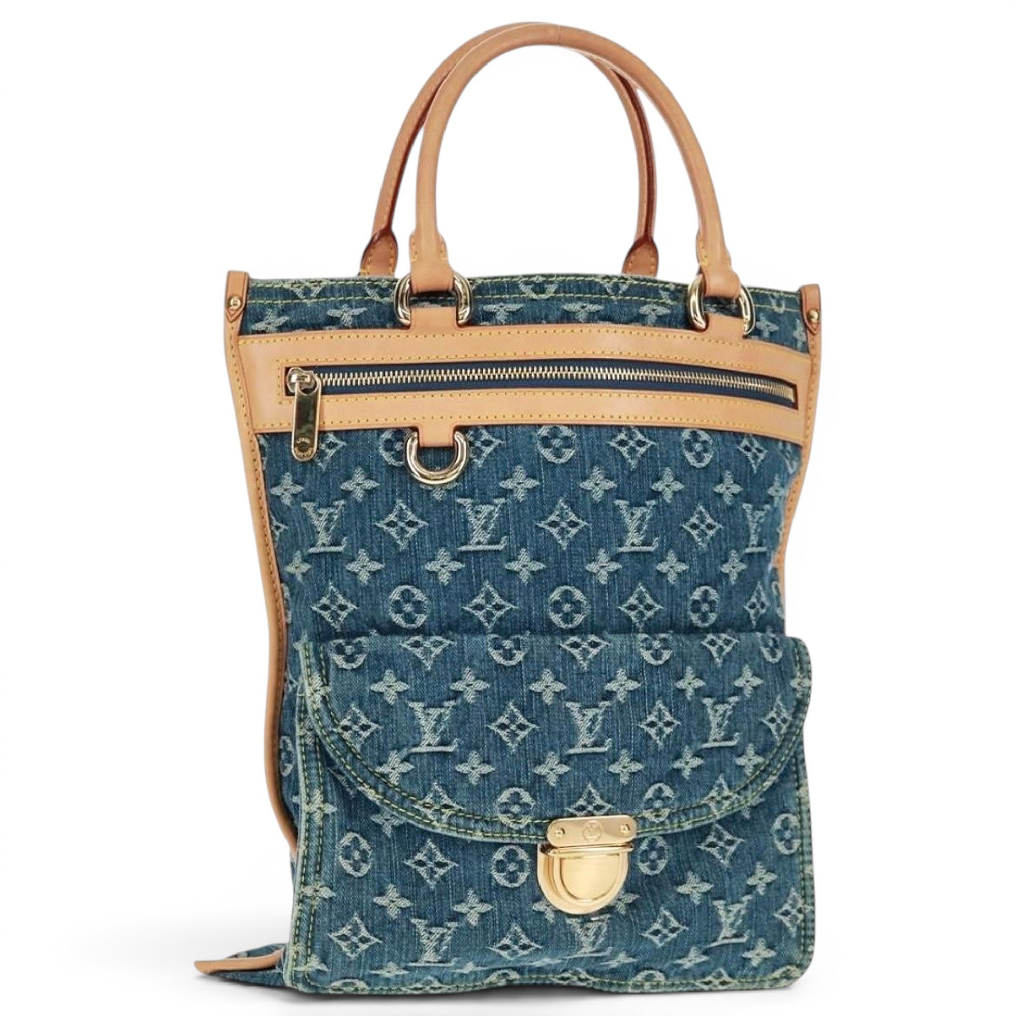 Leather tote