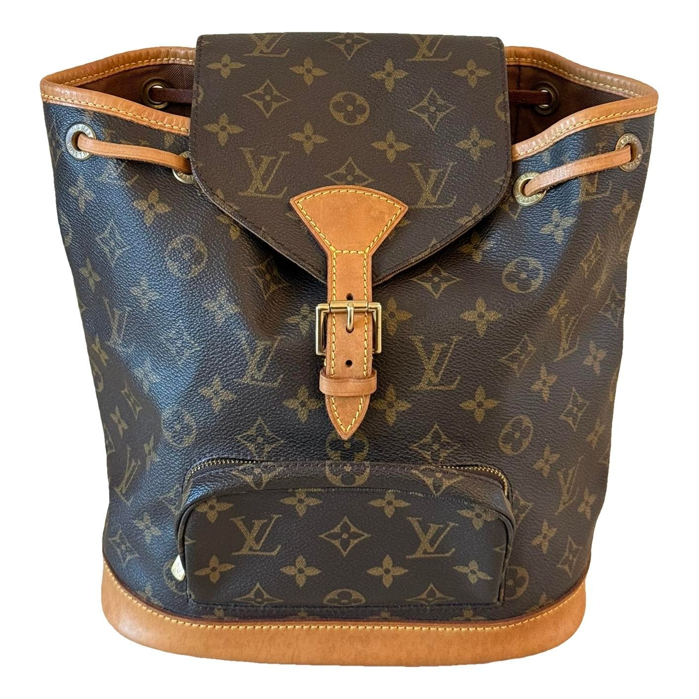 Louis Vuitton Montsouris Vintage leather backpack