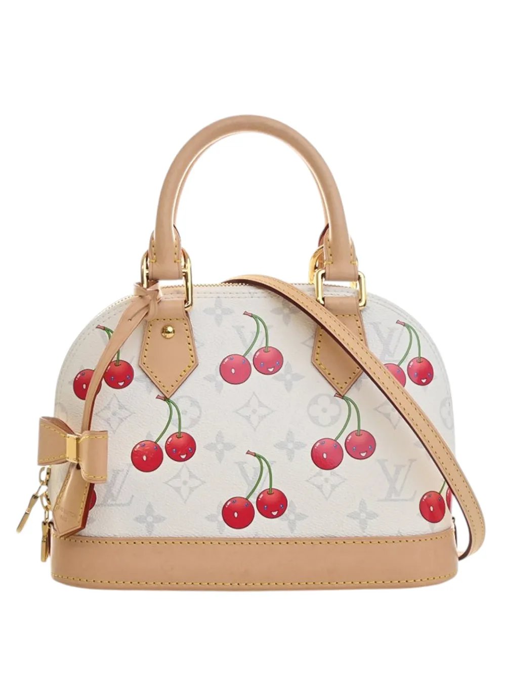 2021-2026 Takashi Murakami Monogram Cherry Alma BB satchel
