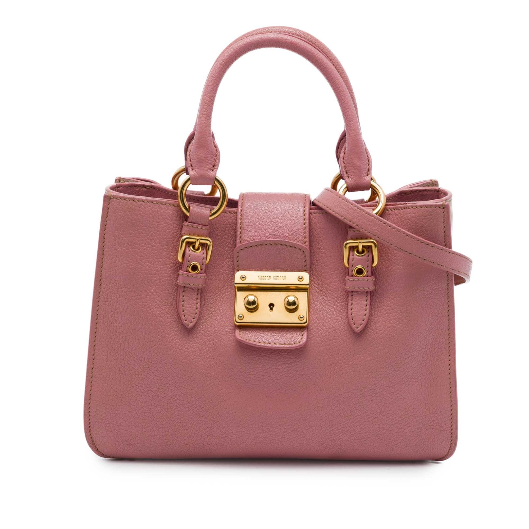 Madras leather handbag