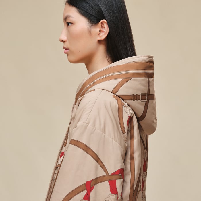 Beige Albinos "Grand Manege" Reversible Jacket