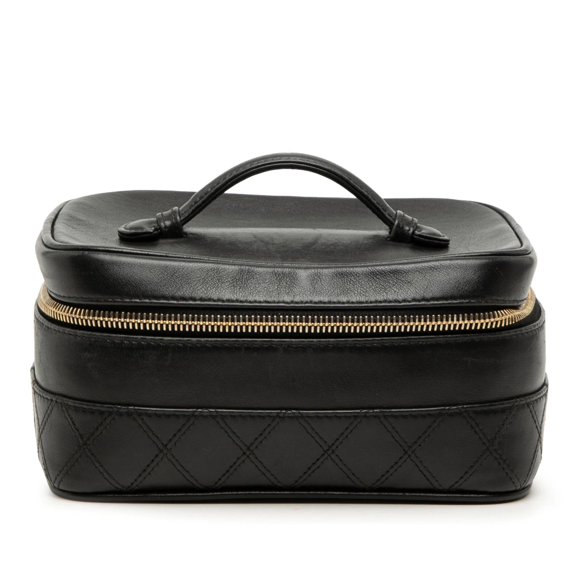 Vanity leather bag