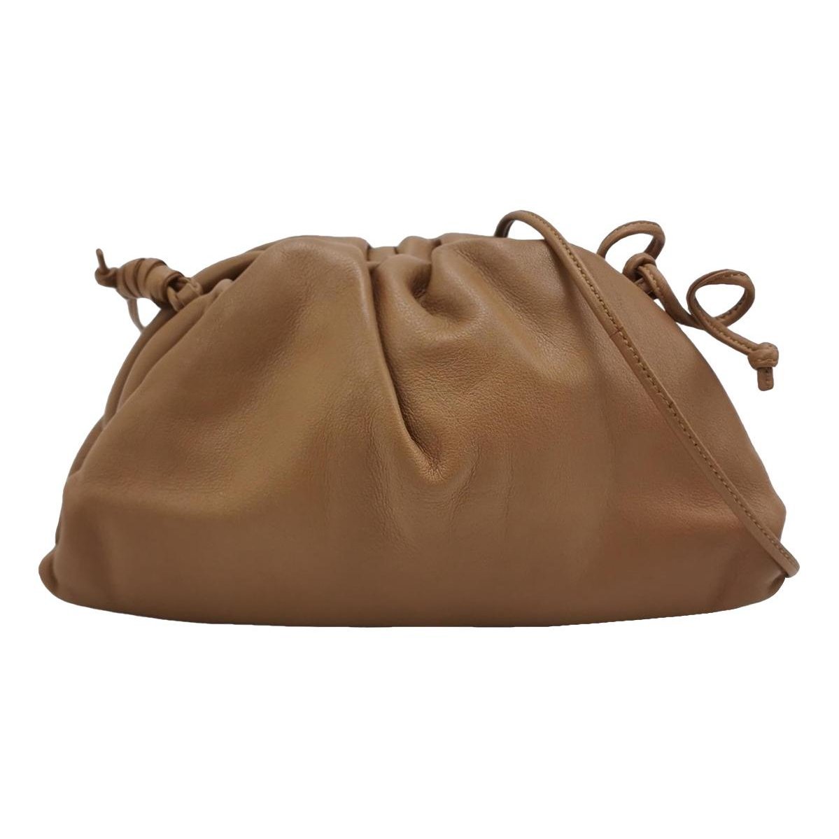 Pouch leather handbag