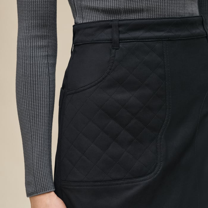 Noir Wrap Miniskirt