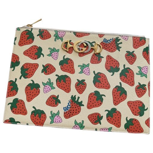Zumi leather clutch bag