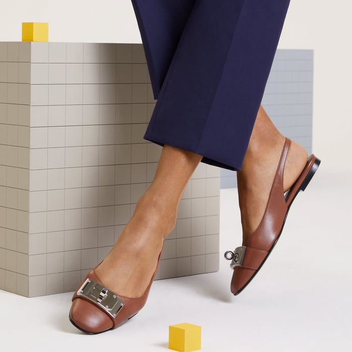 Gold Innocente Slingback